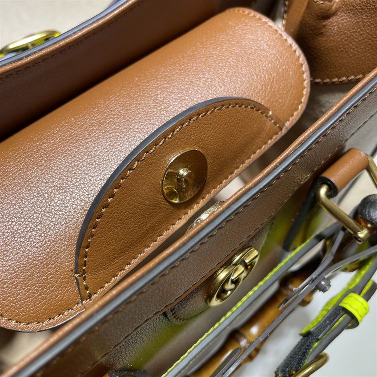 GUCCI DIANA SMALL NOTE BAG IN CUIR LEATHER