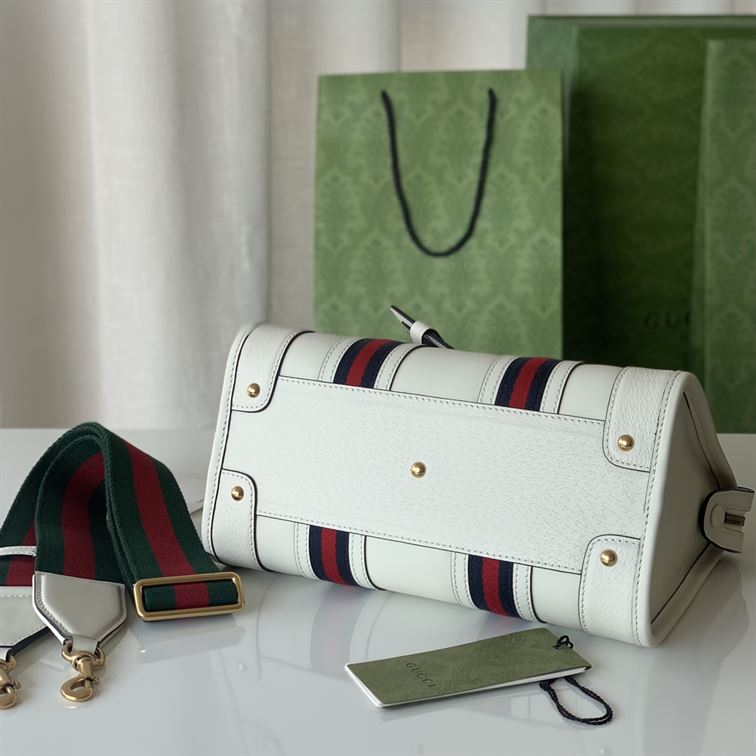 GUCCI DOUBLE G TOP HANDLE SMALL NOTE BAG
