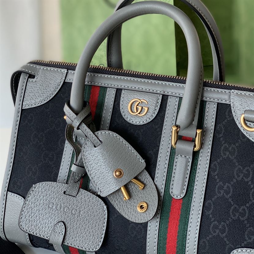 GUCCI DOUBLE G TOP HANDLE SMALL NOTE BAG