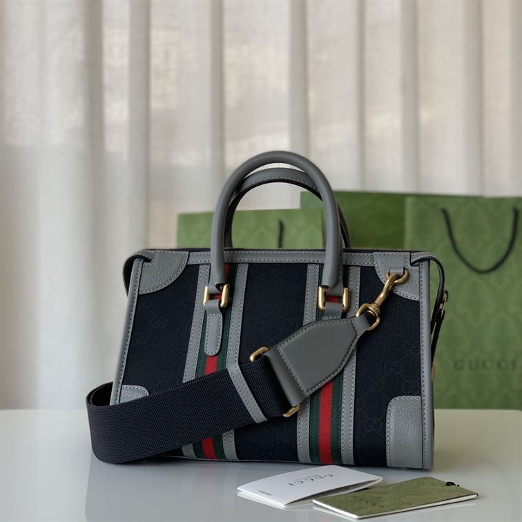 GUCCI DOUBLE G TOP HANDLE SMALL NOTE BAG