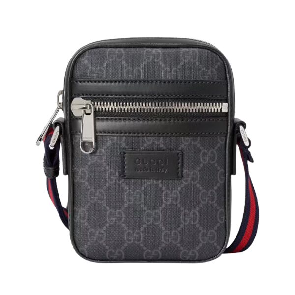 GUCCI GG BLACK MESSENGER - BG031