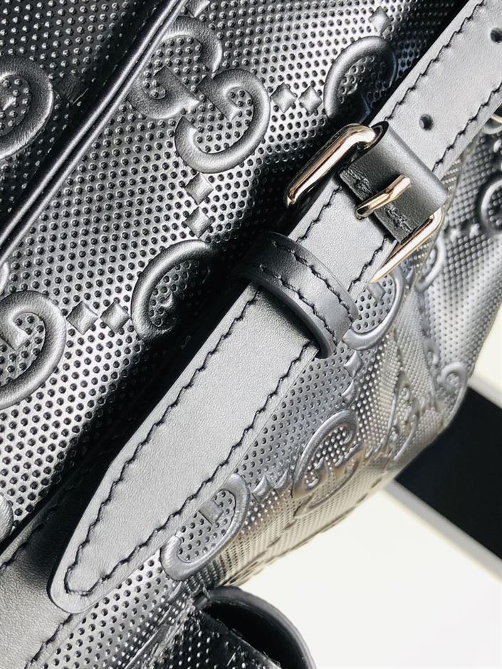 GUCCI GG EMBOSSED BACKPACK - BG011