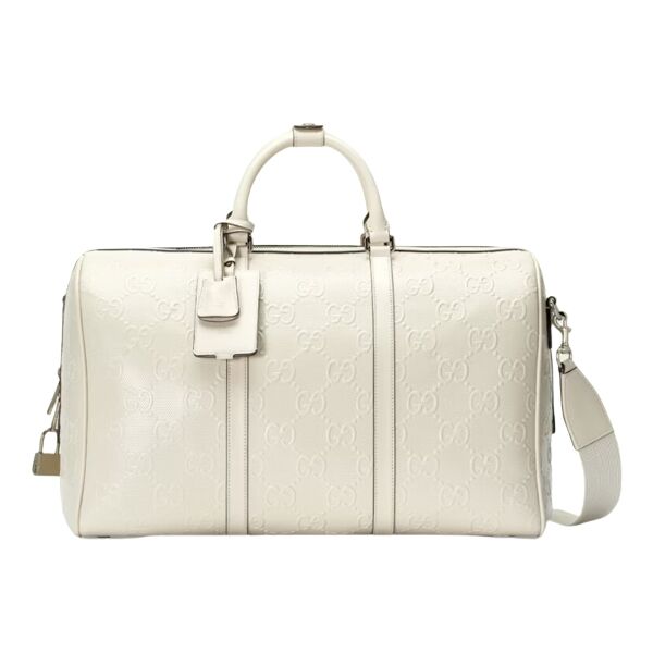 GUCCI GG EMBOSSED DUFFLE BAG - BG015