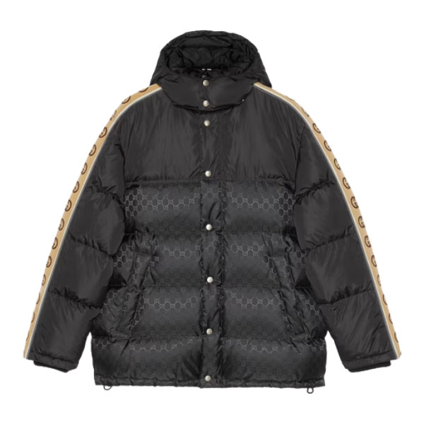 GUCCI GG JACQUARD NYLON PADDED COAT - GCJ007