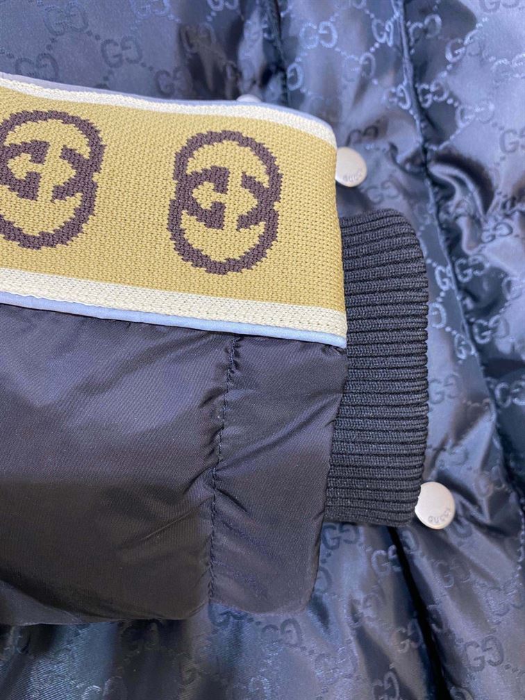 GUCCI GG JACQUARD NYLON PADDED COAT - GCJ007