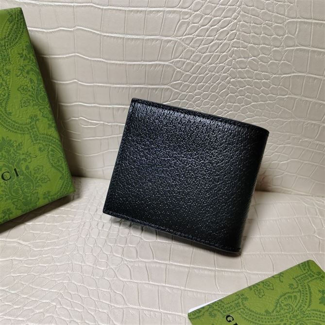 GUCCI GG MARMONT LEATHER BI-FOLD WALLET