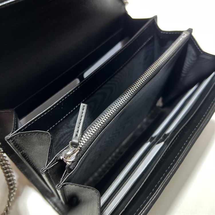 GUCCI GG MARMONT MINI BLACK BAG