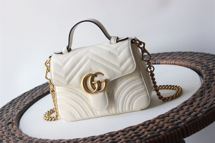 GUCCI GG MARMONT MINI TOP HANDLE BAG