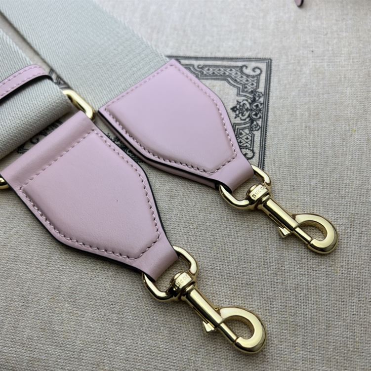 GUCCI GG MATELASSE HANDBAG WITH PINK LEATHER