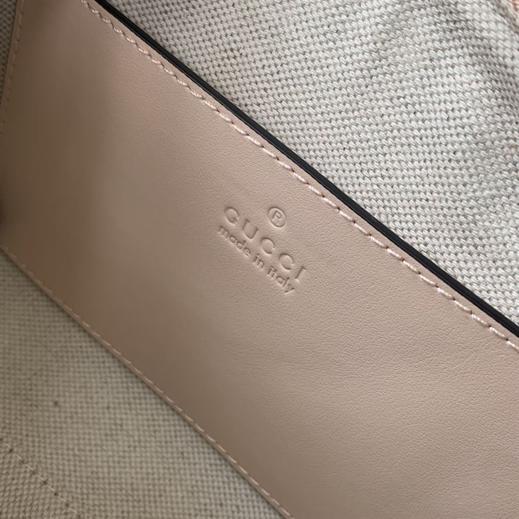 GUCCI GG MATELASSE MINI BAG IN BEIGE LEATHER
