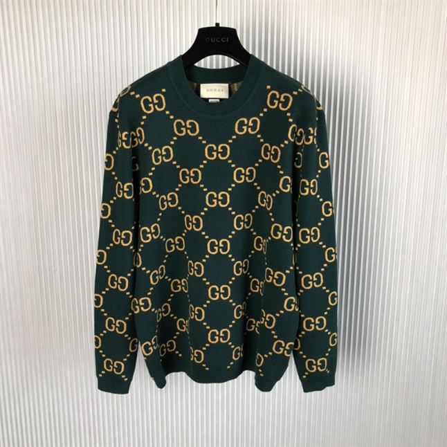 GUCCI GG MOTIF WOOL JUMPER - GCK042