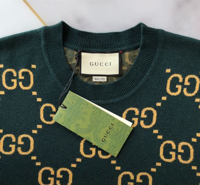 GUCCI GG MOTIF WOOL JUMPER - GCK042