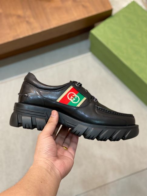 GUCCI GG PLATFORM LACE-UP SHOES - GL028