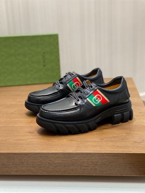 GUCCI GG PLATFORM LACE-UP SHOES - GL028