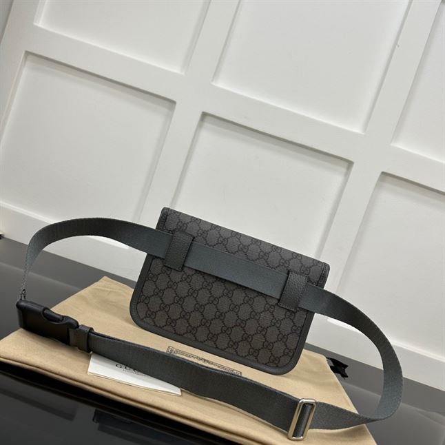 GUCCI GREY OPHIDIA SMALL GG BELT BAG - BG055