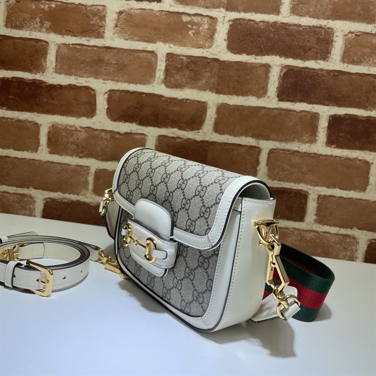 GUCCI HORSEBIT 1955 MINI BAG GG SUPREME CANVAS