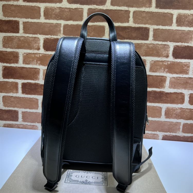 GUCCI INTERLOCKING DOUBLE G BACKPACK IN BLACK - BG016