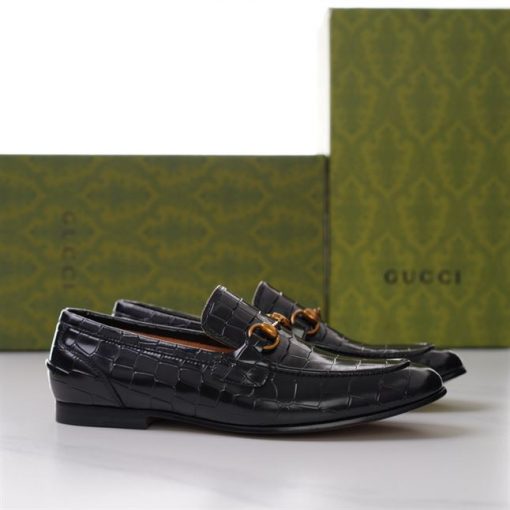 GUCCI JORDAAN CROCODILE LOAFER - GL015