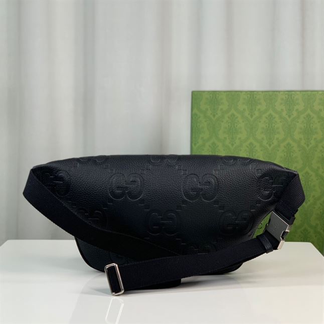 GUCCI JUMBO GG BELT BAG BLACK - BG042