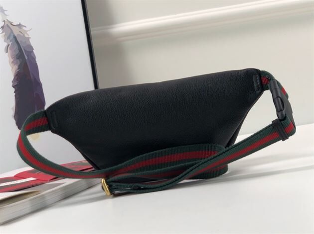 GUCCI LOGO-PRINT LEATHER BELT BAG - BG009