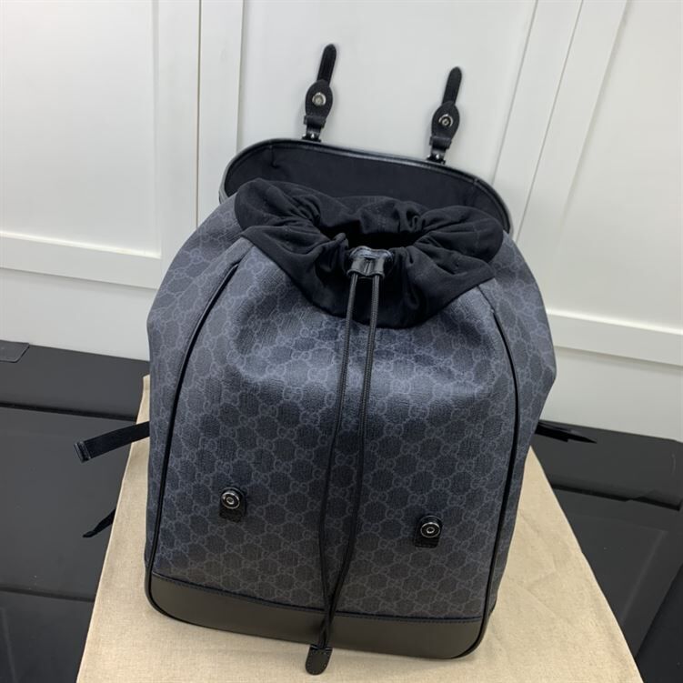 GUCCI MEDIUM BACKPACK WITH INTERLOCKING G - BG024