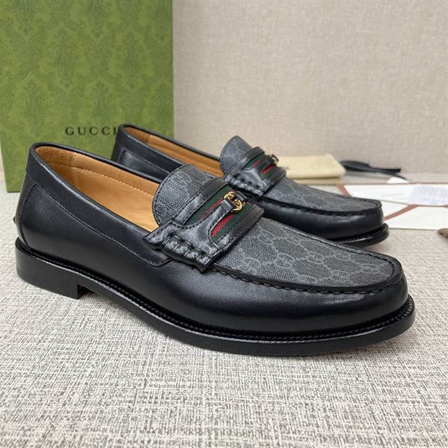 GUCCI MEN'S LOAFER WITH INTERLOCKING G - GL003