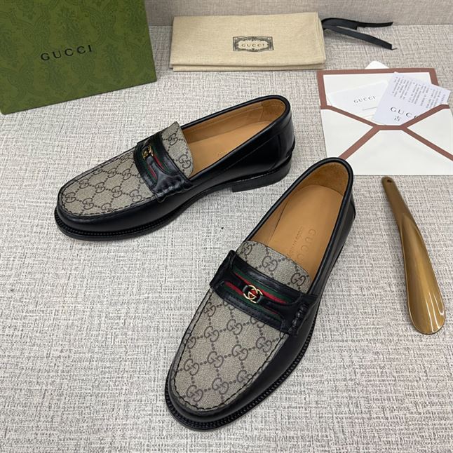 GUCCI MEN'S LOAFER WITH INTERLOCKING G - GL004