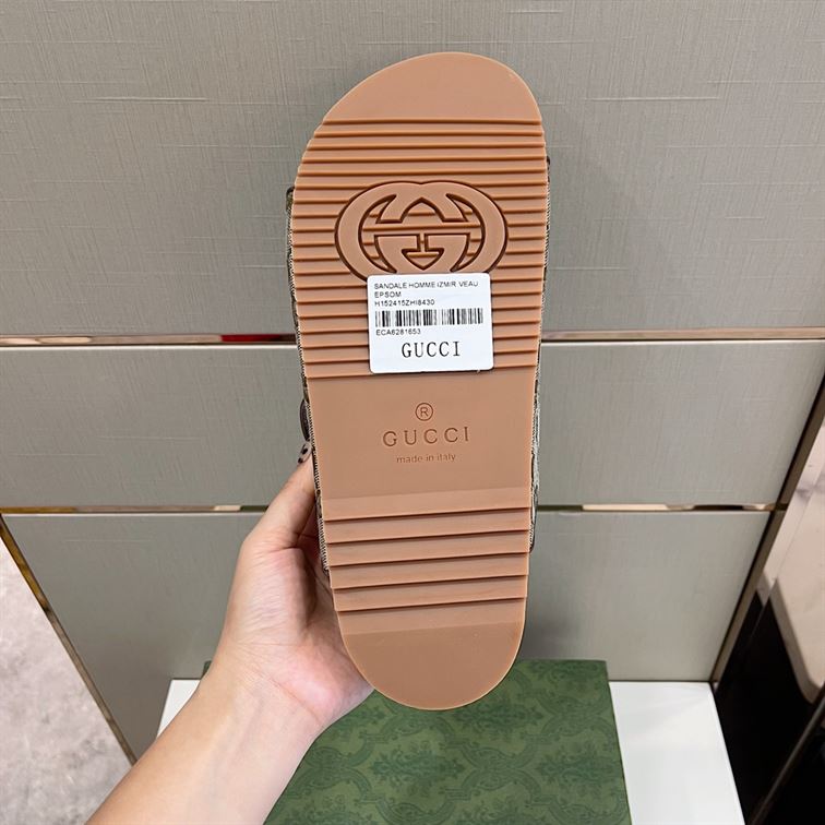 GUCCI MEN'S SLIDE SANDAL WITH STRAPS - GSL027