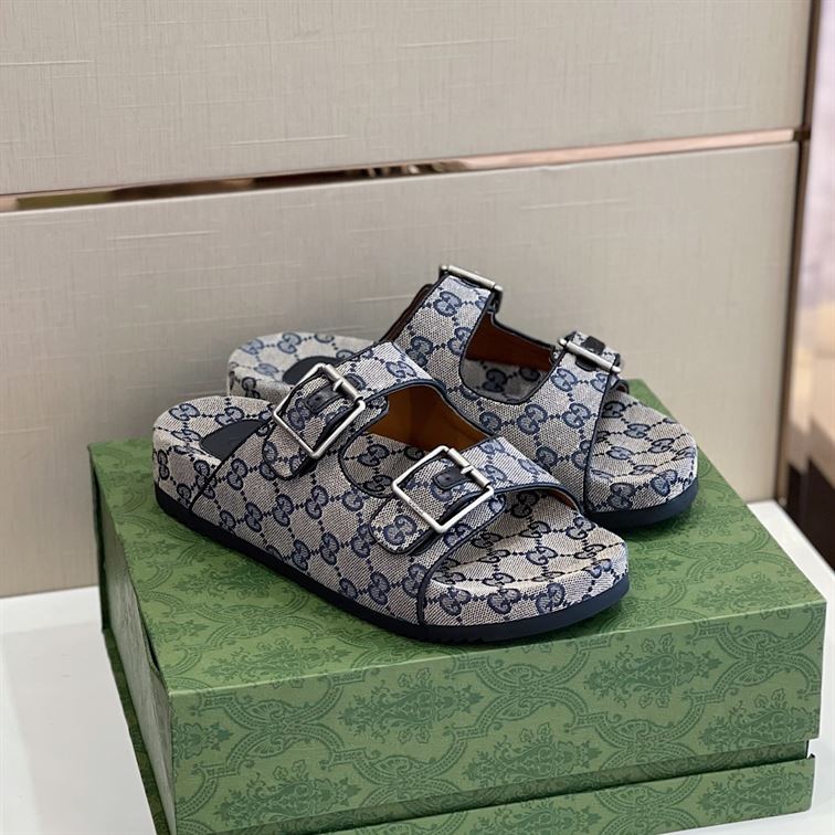 GUCCI MEN'S SLIDE SANDAL WITH STRAPS - GSL029