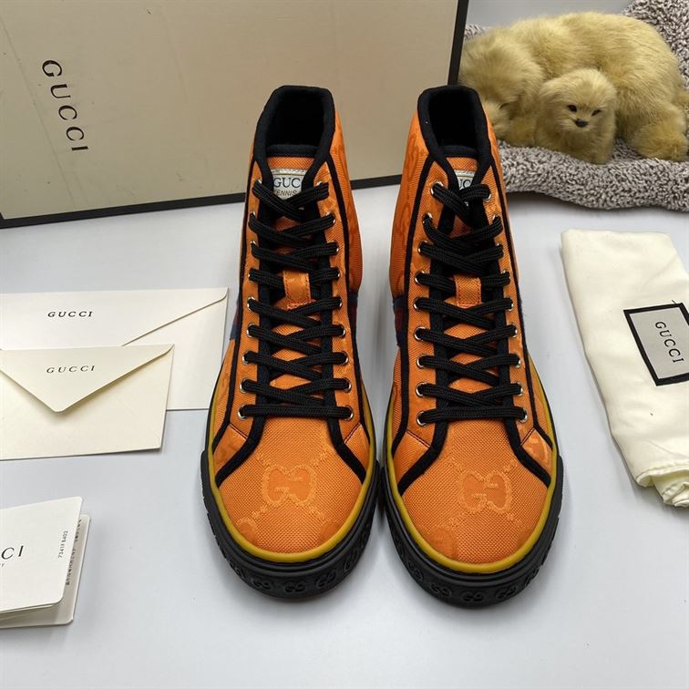GUCCI OFF THE GRID HIGH TOP ORANGE - GCC049