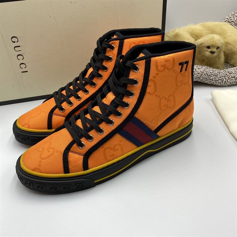 GUCCI OFF THE GRID HIGH TOP ORANGE - GCC049