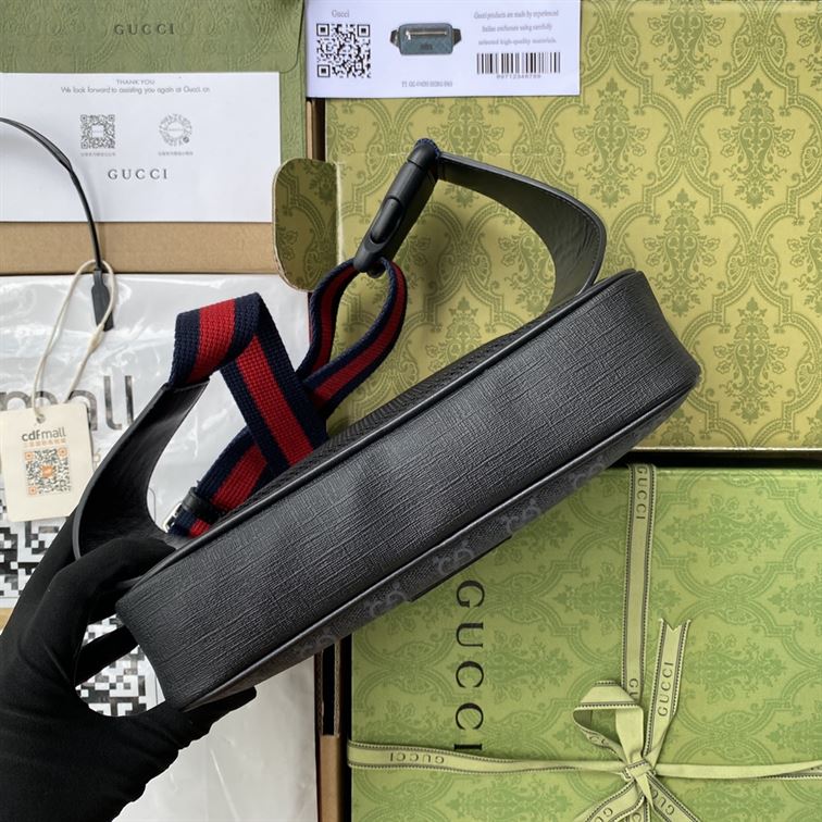 GUCCI OPHIDIA GG-MONOGRAMMED CANVAS BELT BAG - BG041