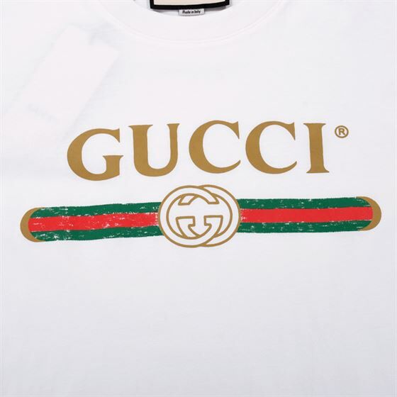GUCCI OVERSIZE T-SHIRT WITH GUCCI LOGO - GGS004