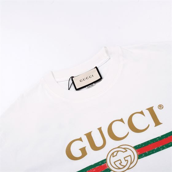 GUCCI OVERSIZE T-SHIRT WITH GUCCI LOGO - GGS004