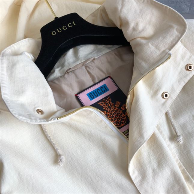 GUCCI PINEAPPLE COTTON NYLON JACKET - GCJ045