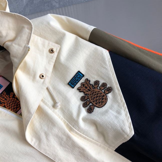 GUCCI PINEAPPLE COTTON NYLON JACKET - GCJ045