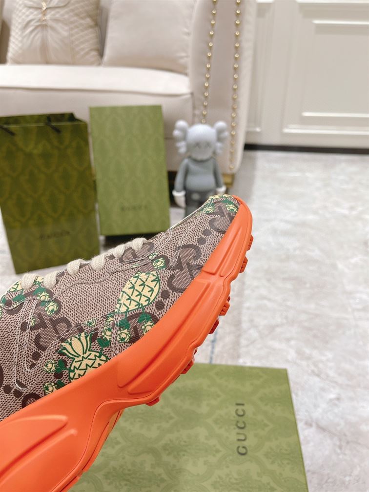 GUCCI PINEAPPLE MEN'S RHYTON SNEAKER - GCC107