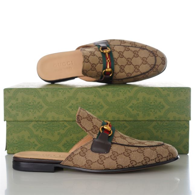 GUCCI PRINCETOWN GG SLIPPERS - GL035