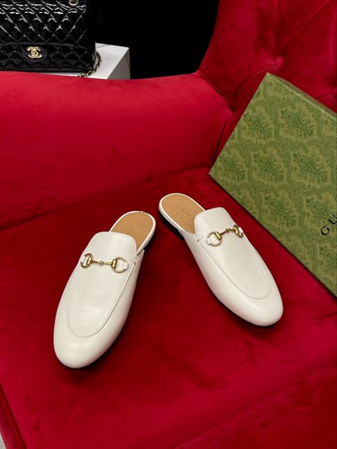 GUCCI PRINCETOWN LEATHER SLIPPER - GL022