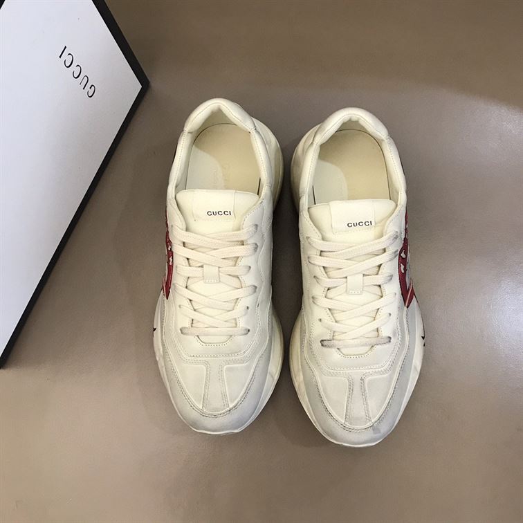GUCCI RHYTON SNEAKER WITH MOUTH PRINT - GCC016