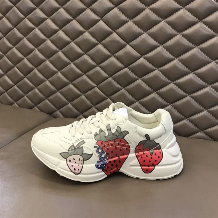 GUCCI RHYTON STRAWBERRY SNEAKERS - GCC018