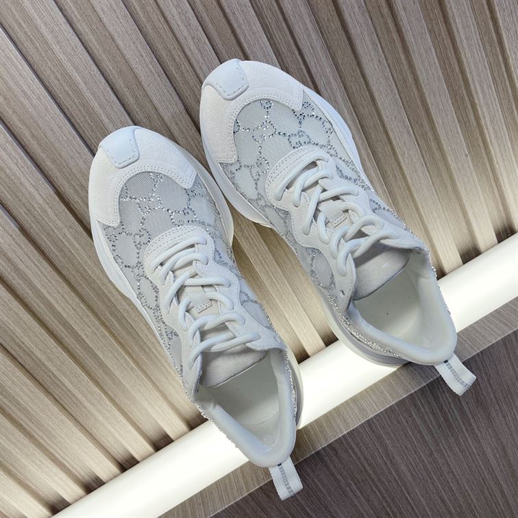 GUCCI RUN GG CRYSTAL SNEAKER - GCC014