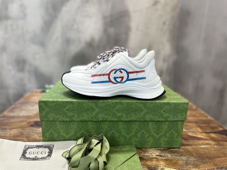 GUCCI RUN SIDE-STRIPE SNEAKERS - GCC096
