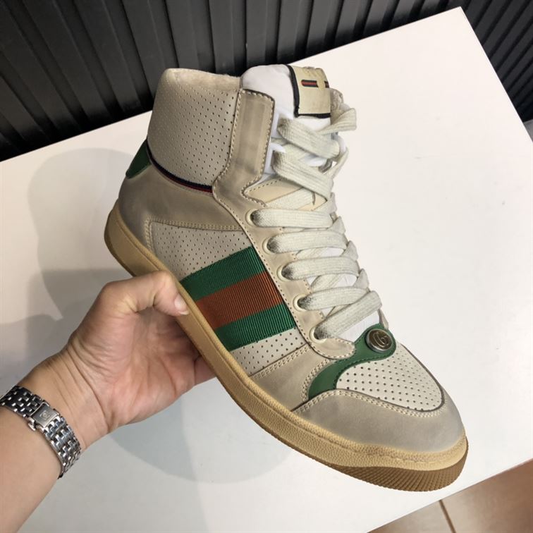 GUCCI SCREENER GG HIGH TOP SNEAKERS - GCC057