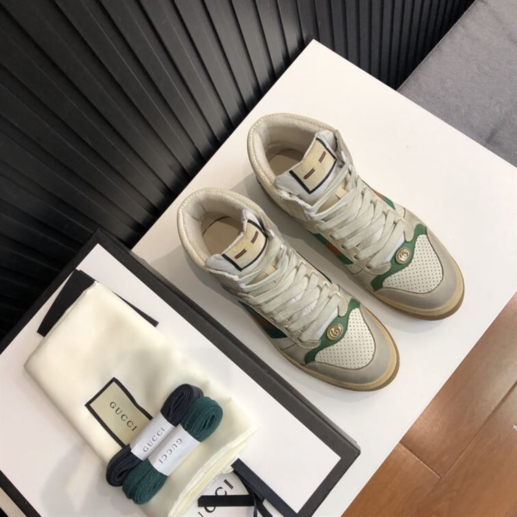 GUCCI SCREENER GG HIGH TOP SNEAKERS - GCC057