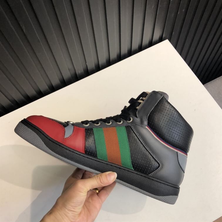 GUCCI SCREENER GG HIGH TOP SNEAKERS - GCC058