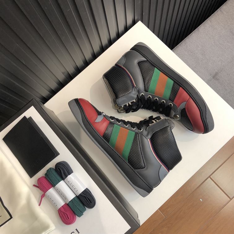 GUCCI SCREENER GG HIGH TOP SNEAKERS - GCC058