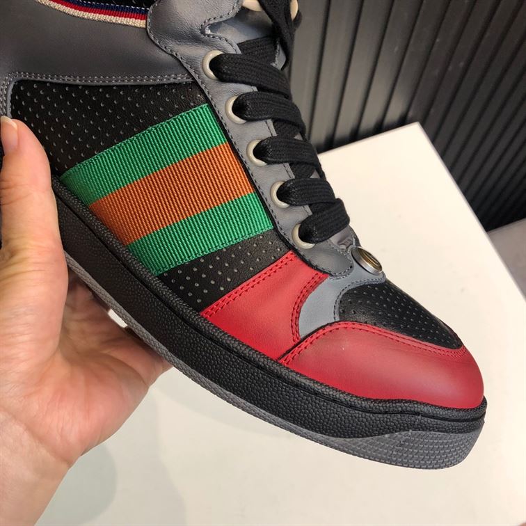 GUCCI SCREENER GG HIGH TOP SNEAKERS - GCC058