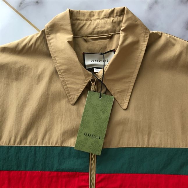 GUCCI WEB COTTON JACKET - GCJ038