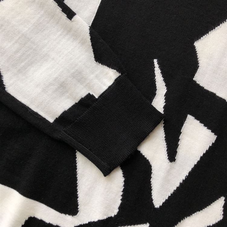 LOUIS VUITTON ABSTRACT HOUNDSTOOTH CREWNECK - LVH028